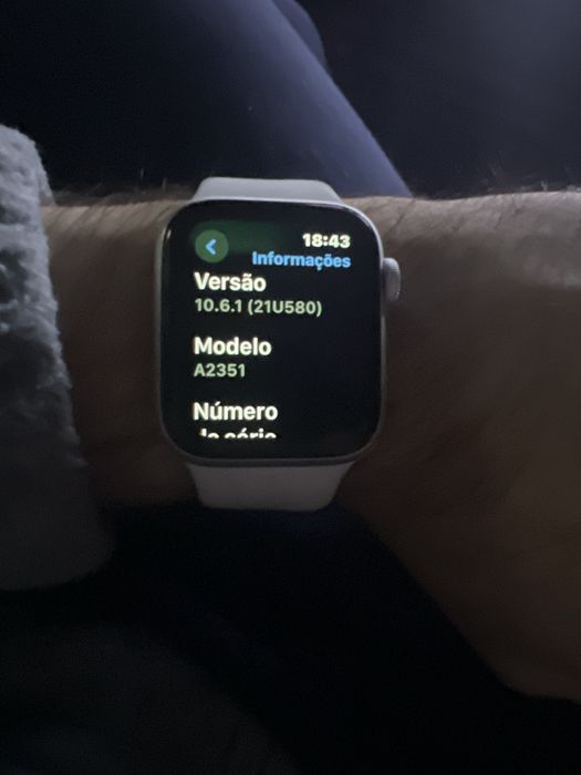 Apple watch SE 1a geraçao GPS caixa prata de 40 mm ORIGINAL