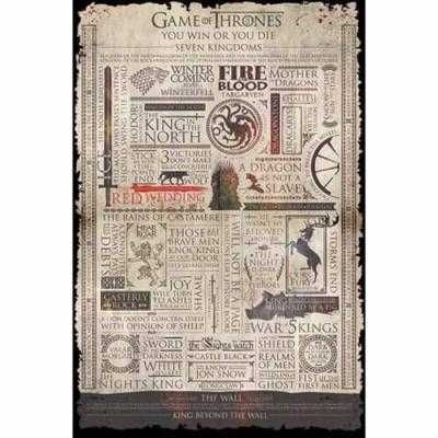 Poster game of trones - bom estado
