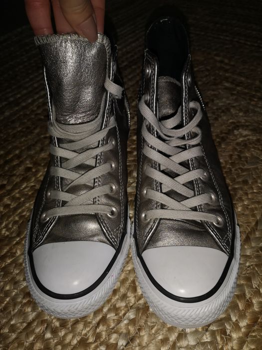 Converse 37.5 trampki złote zamki
