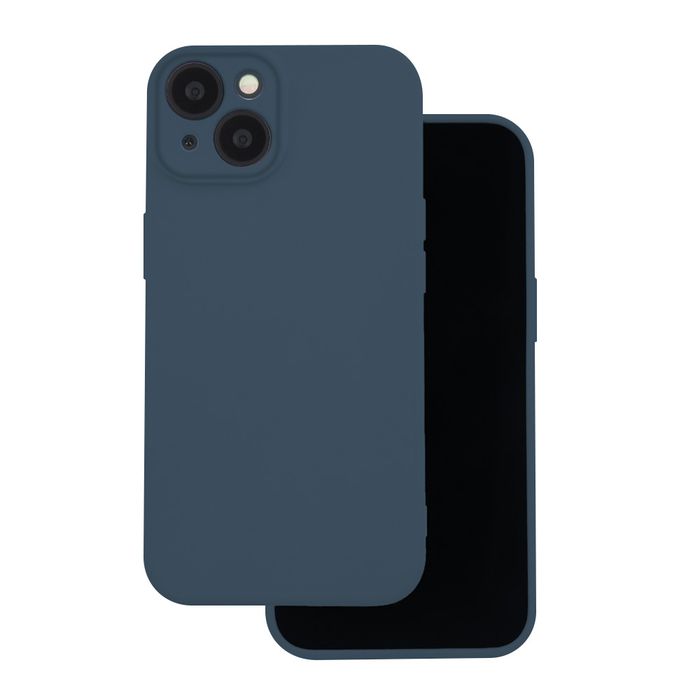 Nakładka Silicon do Motorola Edge 70 Fusion ciemnoniebieska
