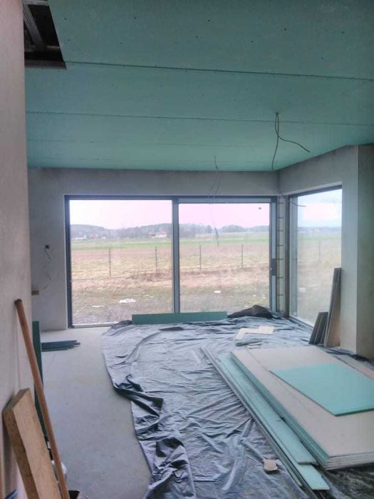 Tynki maszynowe/zabudowa poddasza/zabudowy gk/malowanie/gładzie