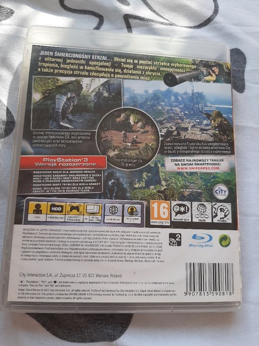 Gra na PlayStation 3 Sniper Ghost Warrior wersja pl