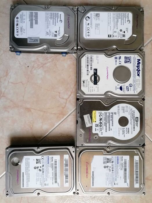 Discos SATA várias marcas/capacidades