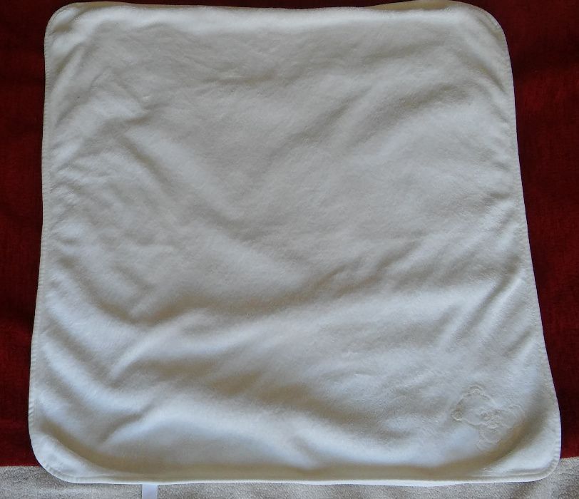 Manta Bebe Polar Branca 80x80cm