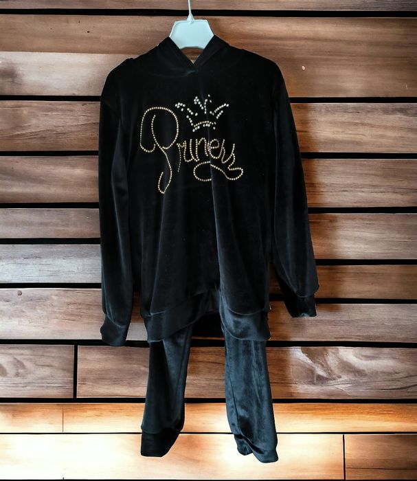 Świetny dres komplet zestaw bluza z kapturem spodnie sportowe dresy