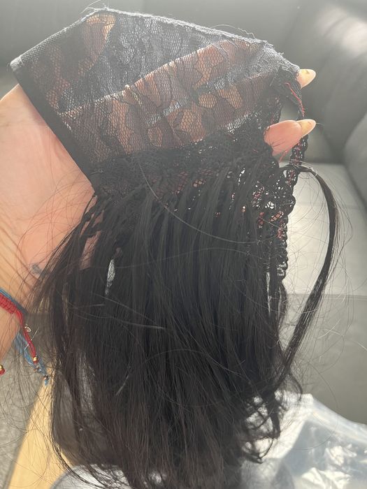 Włosy syntetyczne czarne