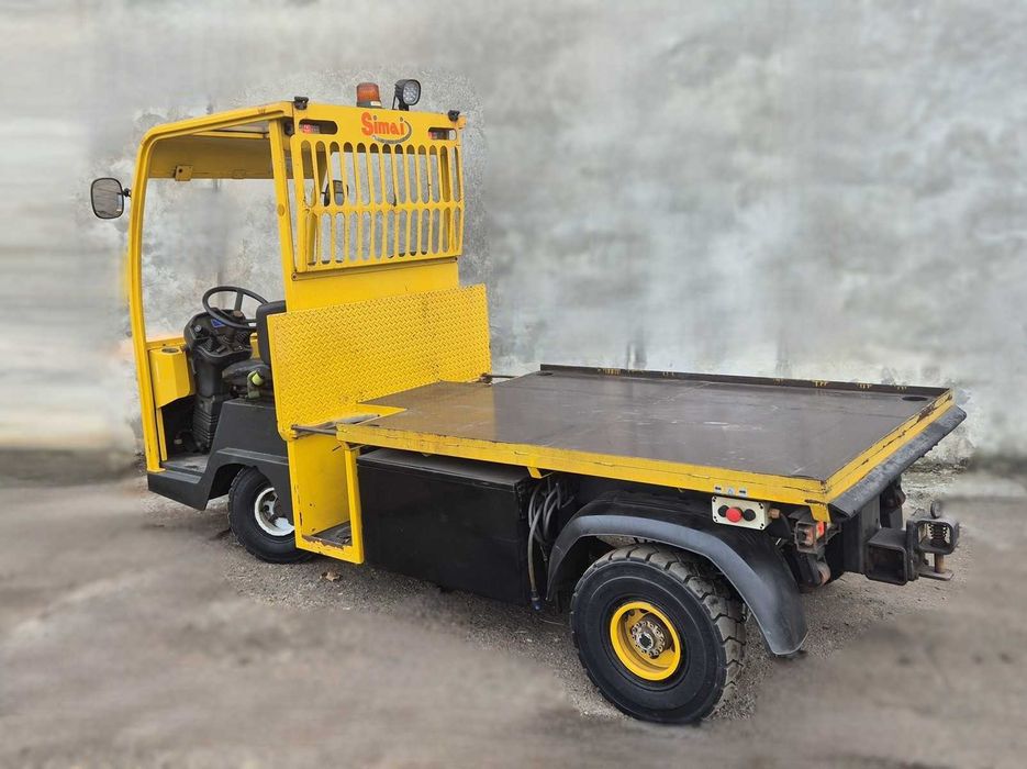 Wózek platformowy akumulatorowy SIMAI udźwig 2000kg, uciąg 10t, 2017r
