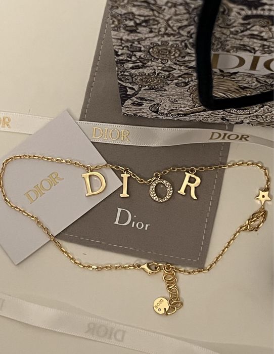 Naszyjnik Dior komplet pudelko prezent