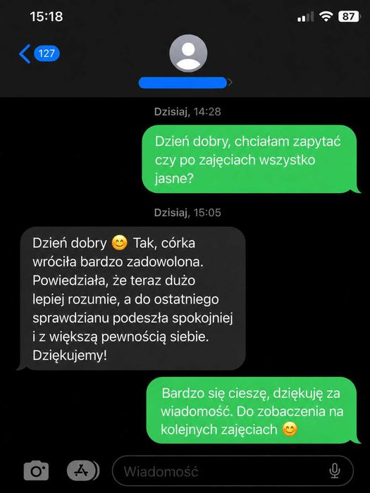 Korepetycje z nauczycielem z matematyki