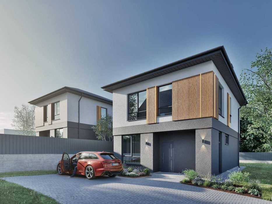 Сучасний двоповерховий будинок в Ірпені | 126 м² | 4 сотки | Газ