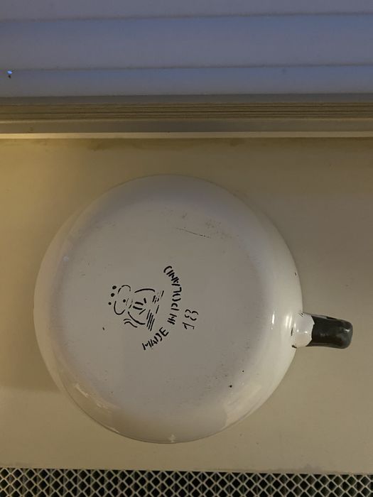 Nocnik emaliowany z PRL