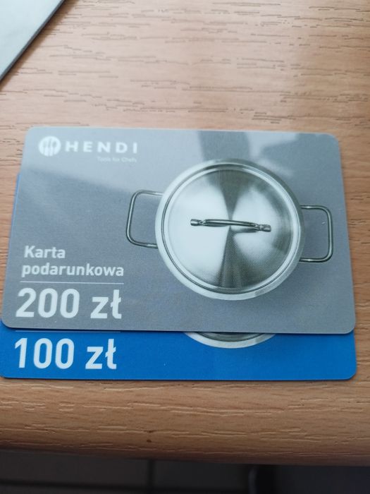 Karta podarunkowa HENDI 300 zł