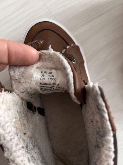 Buty jesienne botki chłopięce ocieplane 28 dla  chłopca