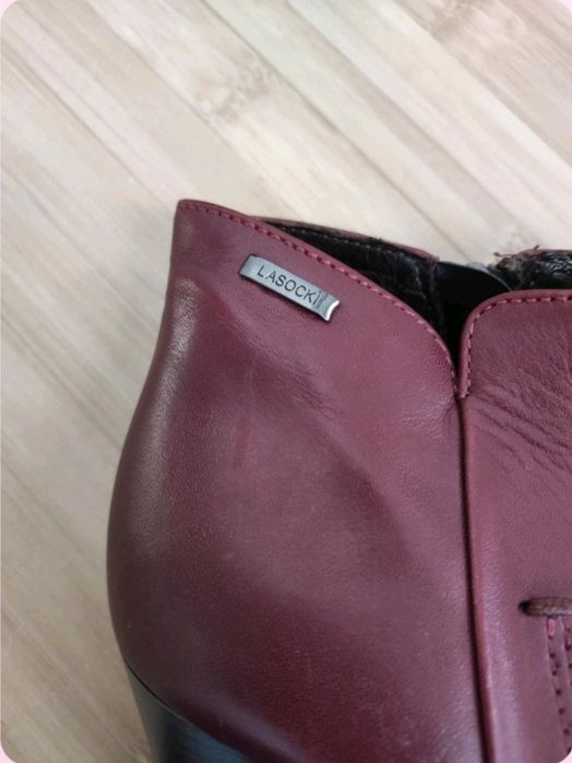 Botki Lasocki#skóra # modny kolor