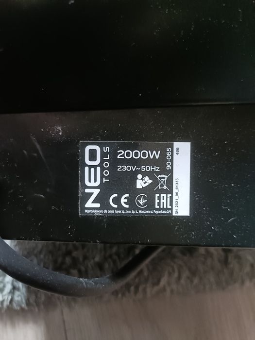 Dmuchawa neo 2000w 2kw ciepłe zimne