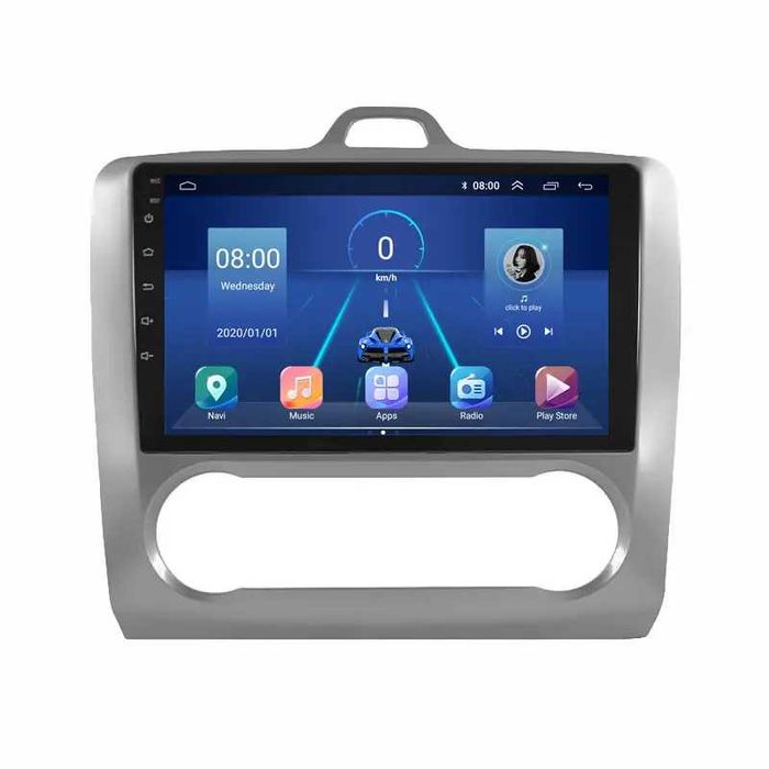 Штатна магнітола для Ford Focus III 2 Fiesta Kuga C-MAX Mondeo Ranger Tourneo Connect Escape EcoSport