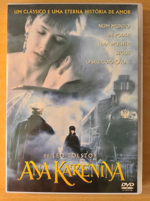 Filme em DVD "Ana Karenina", versão de 1997