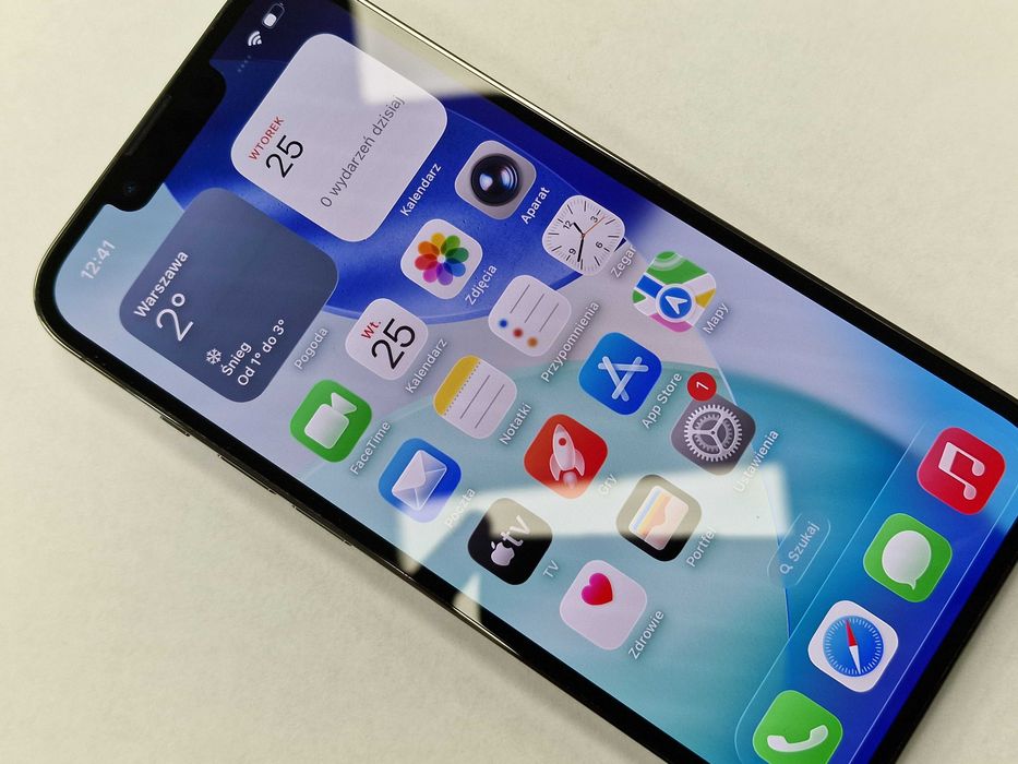 Iphone 13 PRO 128GB/ Graphite/ Bat 88%/ Grade A-/ Gwarancja + ładowark