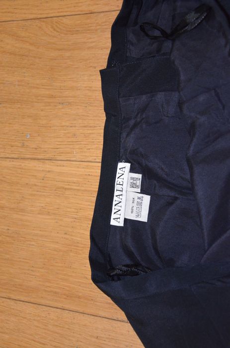 ANNALENA spódnica 100% silk r. 38/40 granat