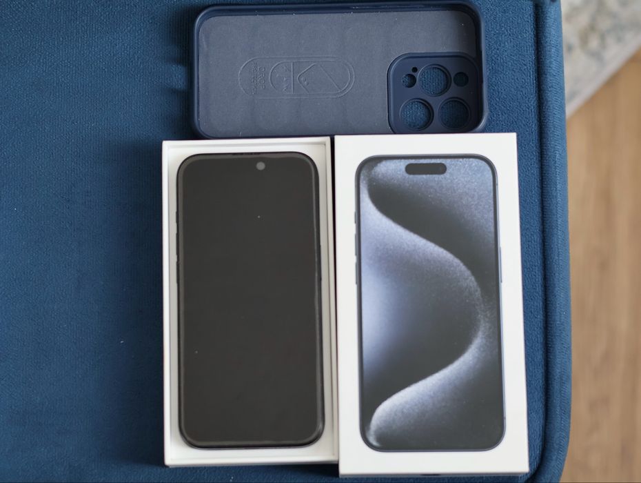 iPhone 15 PRO 256 GB Blue Titanum 95%