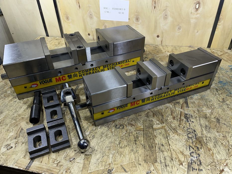 Тиски Лещата прецизійні Двозатискні MLD 100-160