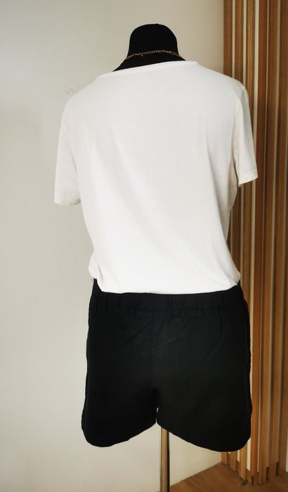 Krótkie spodenki, szorty lniane, wiskozowe, primark, 42, XL, 14