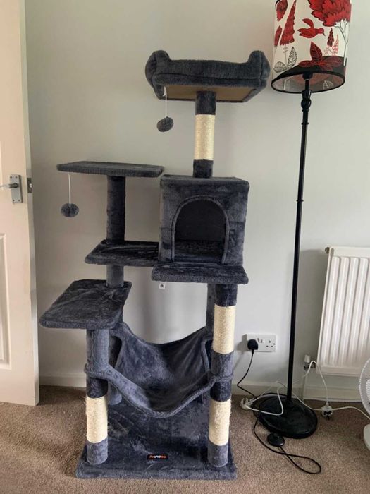 Drapak dla kota duży wysoki drapak NOWY dla kota domek legowisko NOWY