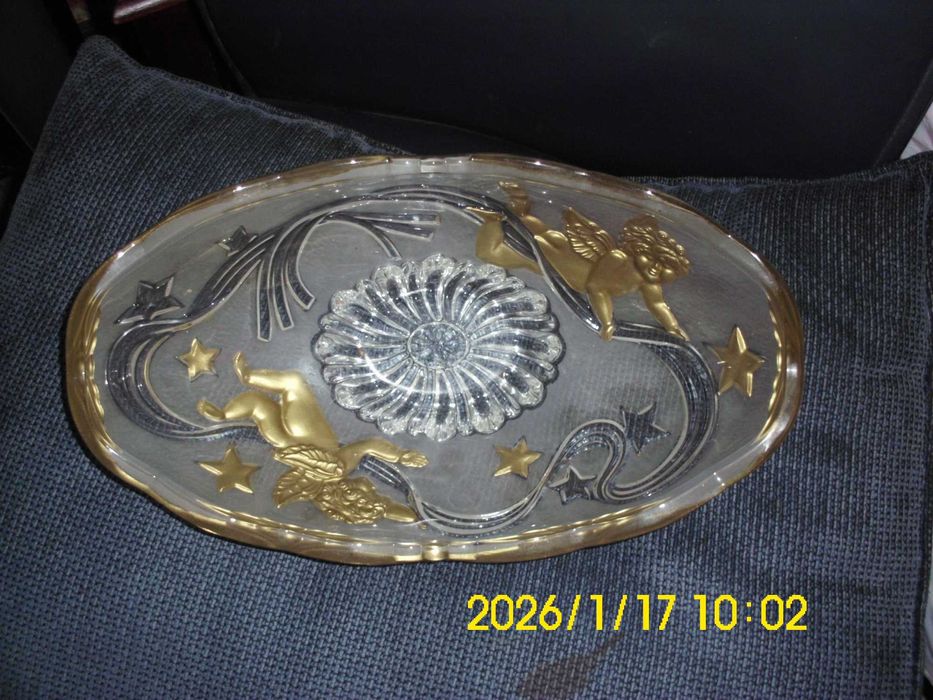 fruteira em vidro cristal