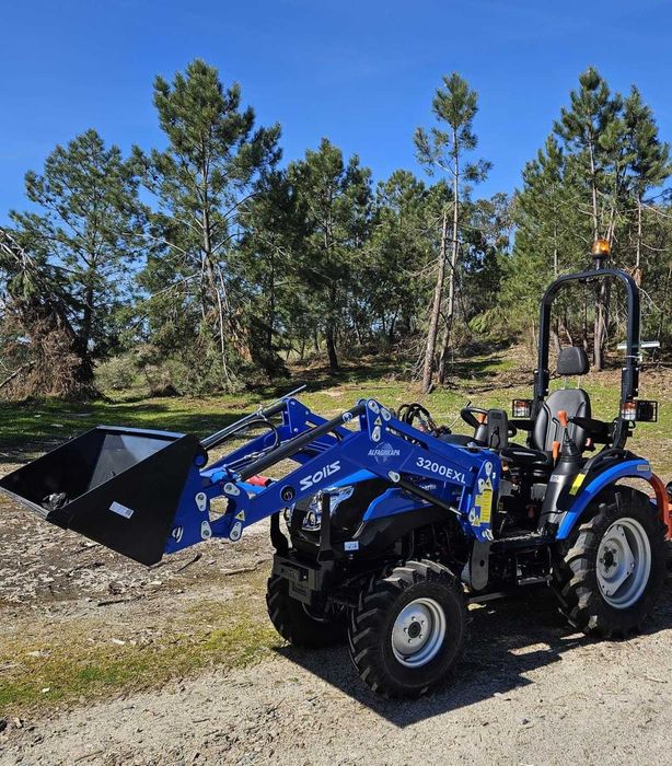 Trator Solis 26 XL NOVO C/Frontal + 6 Alfaias Incluídas (CAMPANHA SUMMER 2026)
