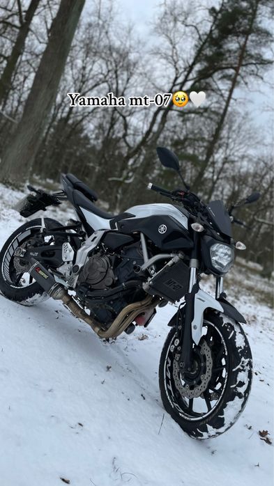 Yanaha mt07 2018 року
