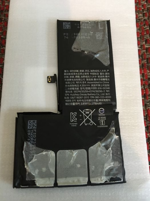 Продам акб батарейка на iphone x 96%