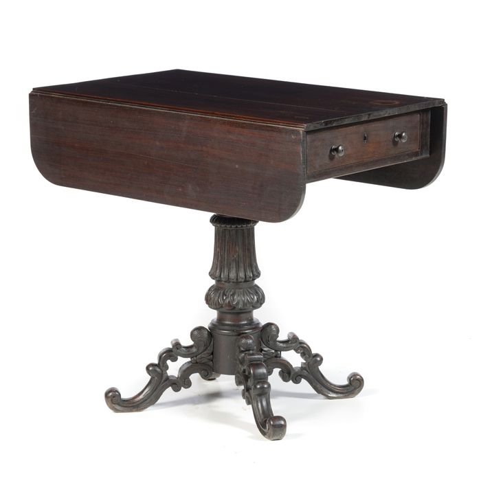 Sofa-table em pau-santo - Século XIX