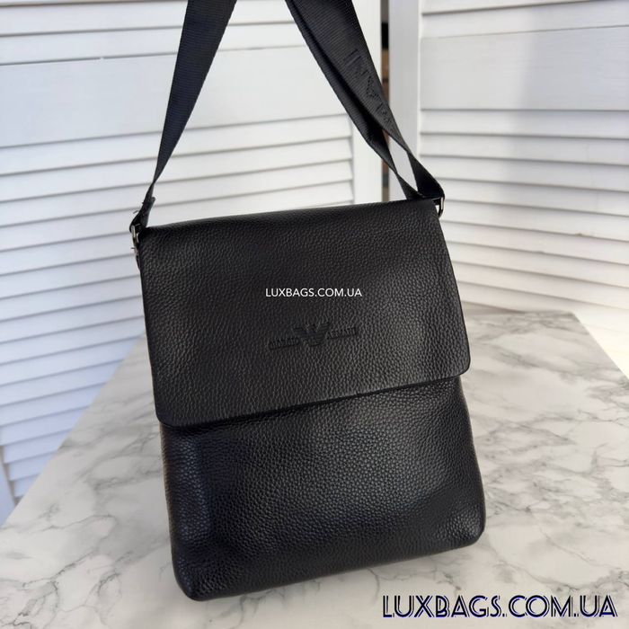 Мужская кожаная сумка Armani Армани шкіряна чоловіча