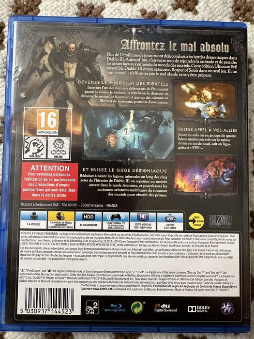 Diablo III Reaper of Souls PS4