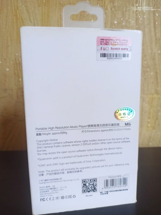 Hi-Res Плеєр  FiiO M6