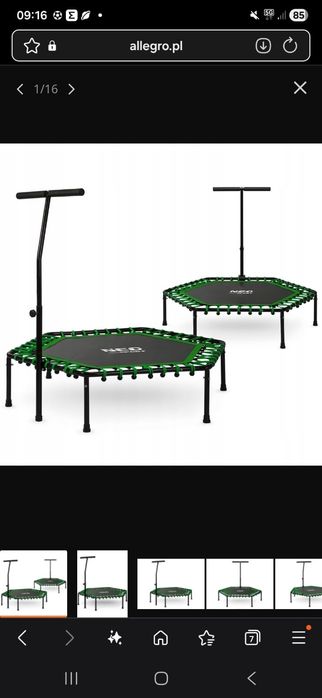 Trampolina fitness
