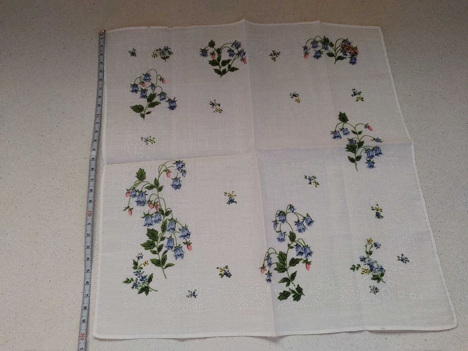 chusteczki do nosa damskie z haftem 6szt