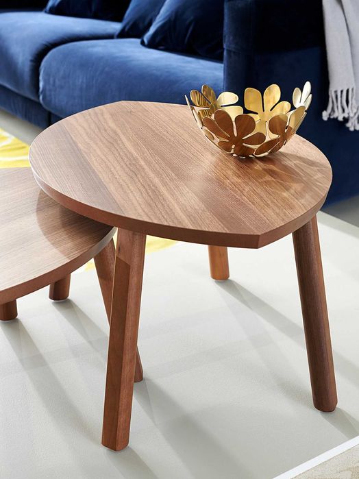 two walnut side tables stockholm ikea64551905690115123