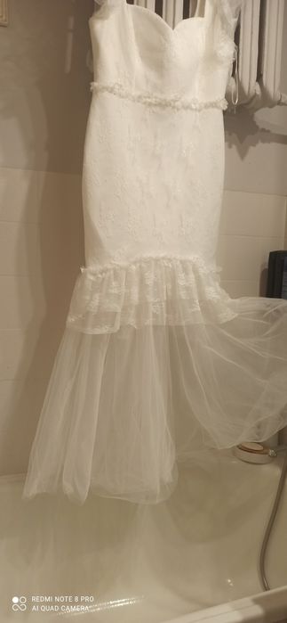 Suknia wieczorowa ślubna M 40/42 BodyFlirt