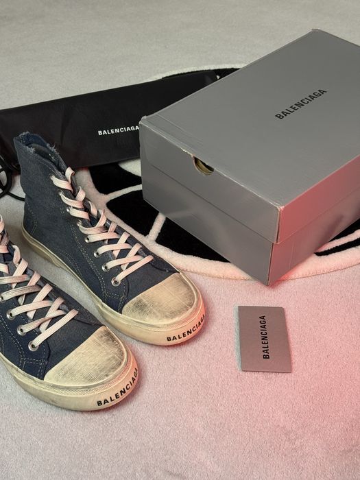 Кеди Balenciaga Paris Denim "High" 41-45