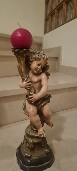 Anjos antigos castiçais