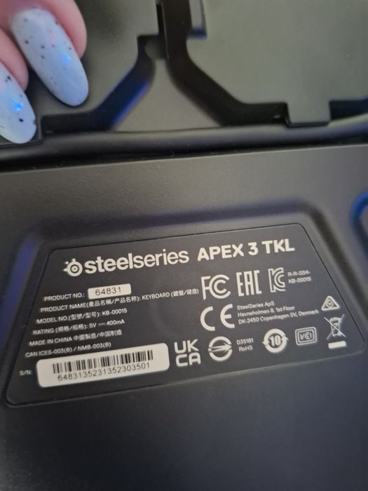 Klawiatura steelseries tlk 3