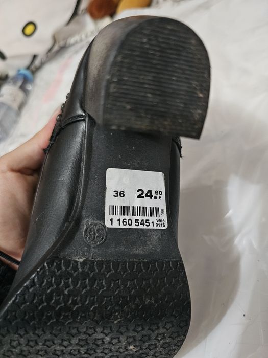 Sapato bota de salto alto preto