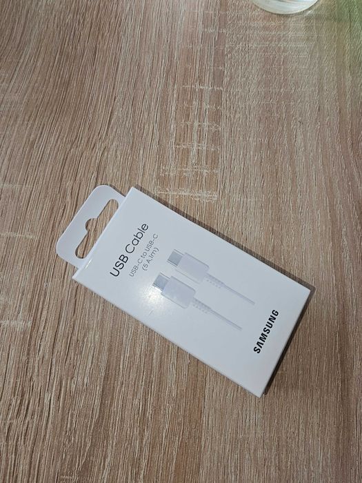 Nowy Kabel Samsung USB-C 5A 1 m Biały Super Fast Charging