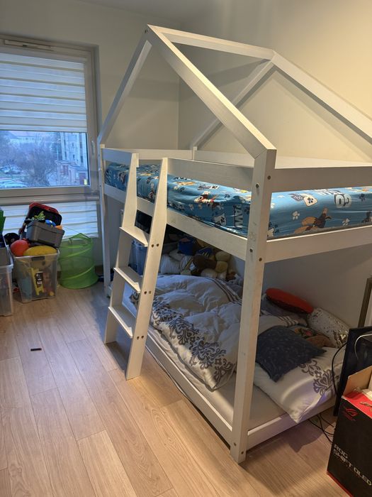 Lozko pietrowe stelaz bez materaca 90x200 odbior osobisty