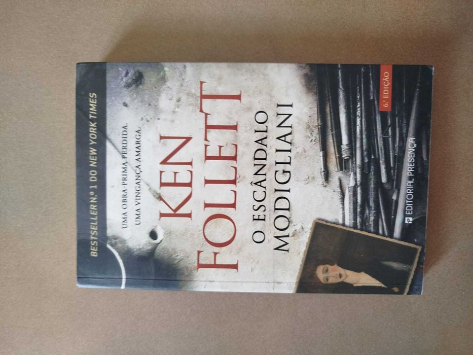 Livro literatura O Escandalo Modigliani de Ken Follett
