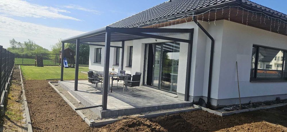 Zadaszenie tarasu, pergola, ogród zimowy, szklany, patio, oranżeria