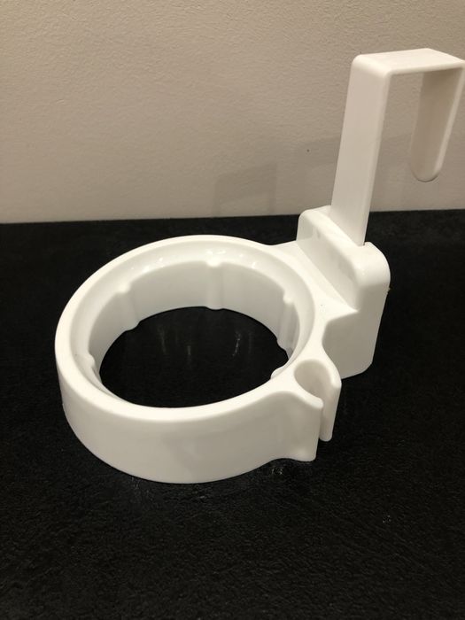 Держатель для фена пластик белый