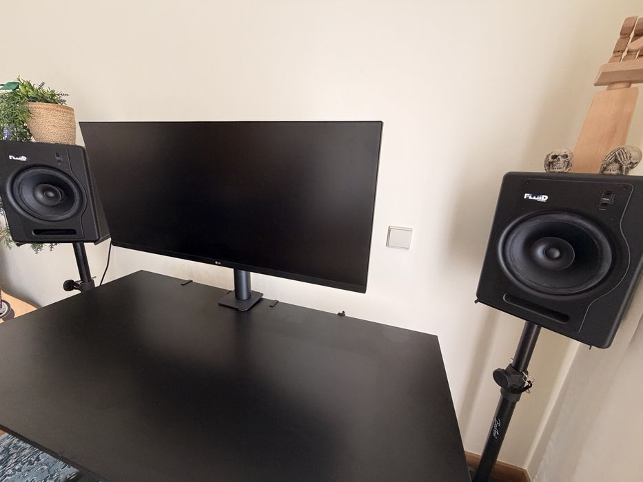 Monitor Ergo LG UltraWide com Braço Ergo - Excelente Estado