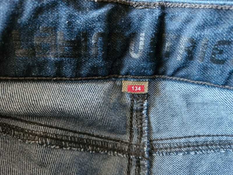 Spodnie chłopięce, ciemny jeans, rozmiar 134, Kappahl, Lab Industries